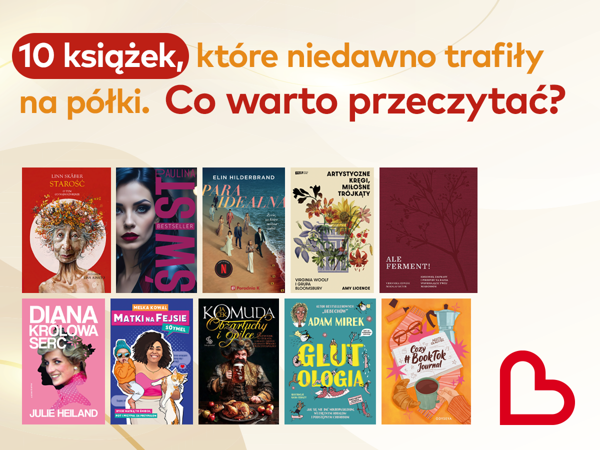 10 książek, które niedawnotrafiły na półki. Co warto przeczytać?