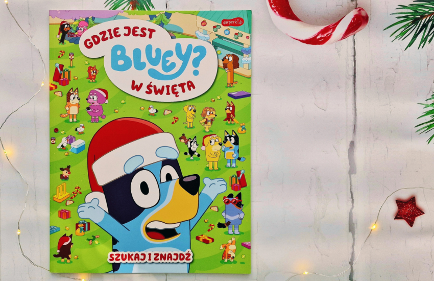 Gdzie jest Bluey w święta?, okładka