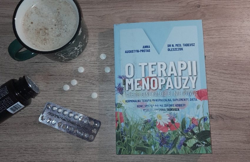 O terapii menopauzy, okładka